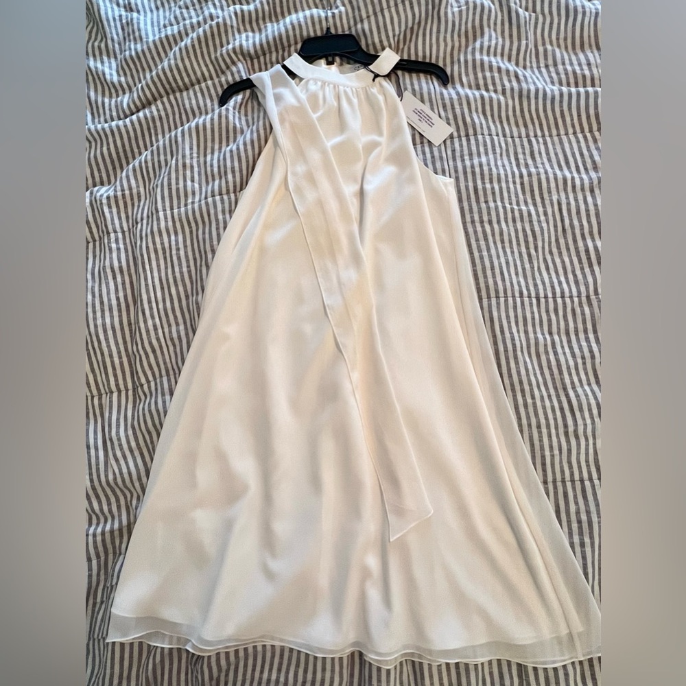 Gauzy, Midi, Halter Dress